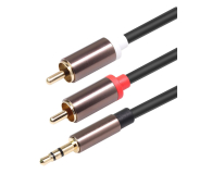 MOZOS Kabel Przewód audio JACK3.5mm - 2x RCA Stereo 3m MCABLE-MJ-2RCA - 1239312 - zdjęcie 2